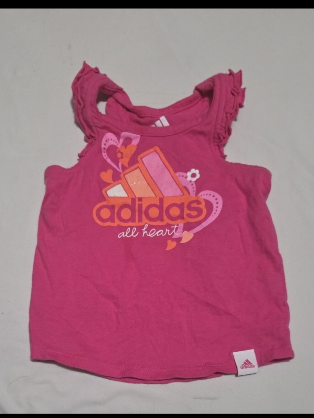 Adidas infant girl 12m Pink tank top #29